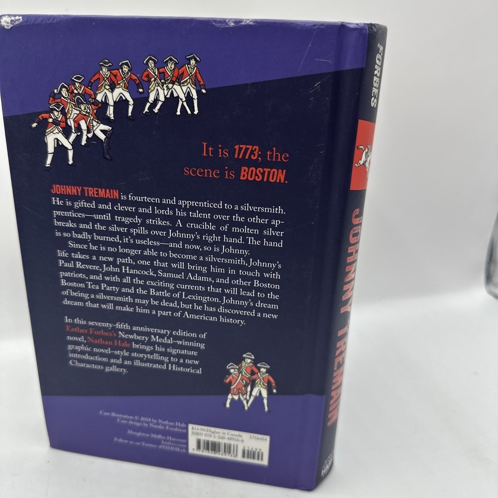 Johnny Tremain : A Story of Boston in Revolt, Hardcover by Forbes, Esther 2018 - Picture 4 of 16